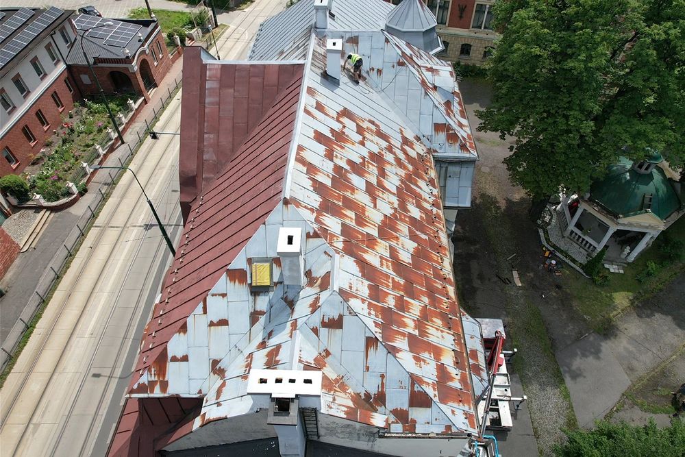 Malowanie dachów elewacji  Katowice