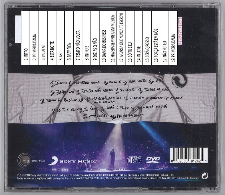 David Carreira - ao vivo no campo pequeno - 360º :  cd+dvd