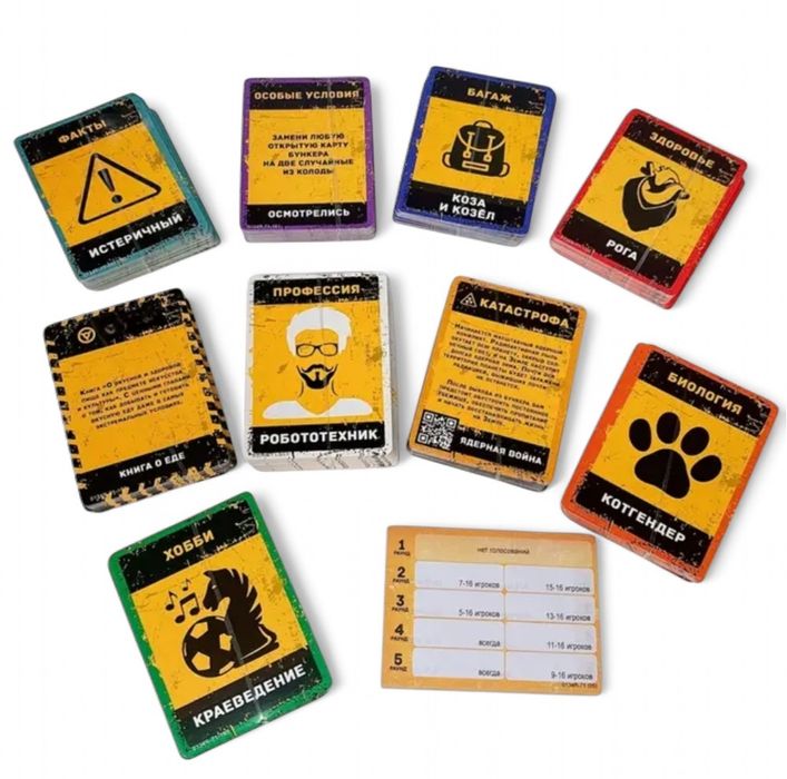 Бункер 3.1 - Російською! Настільна гра - Bunker