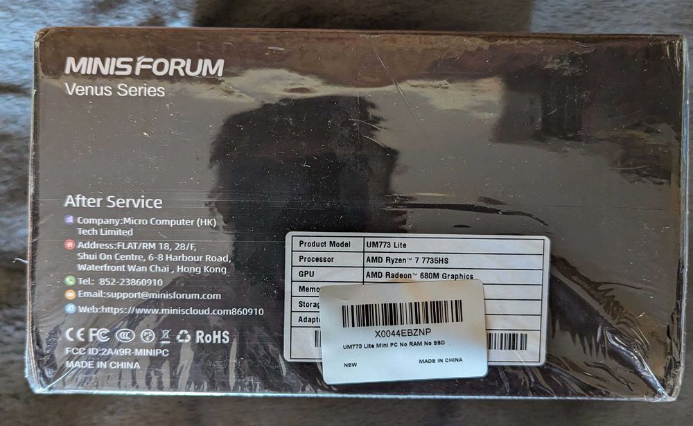 Мини ПК Minisforum UM773 Lite (barebone)