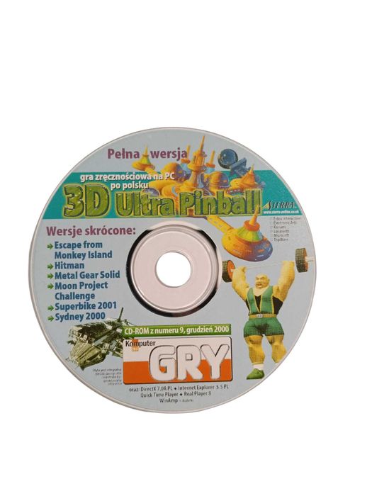 3D Ultra Pinball gra pc Komputer świat 9 grudzień 2000