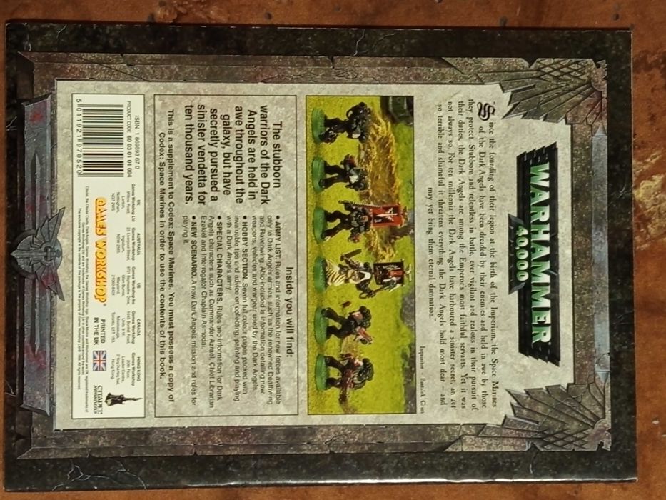 Podręcznik Mroczne Anioły Dark Angels Codex 3 edycja Warhammer 40K