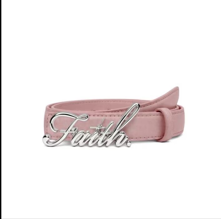 Ремінь Faith зі сріблястою пряжкою | Belt