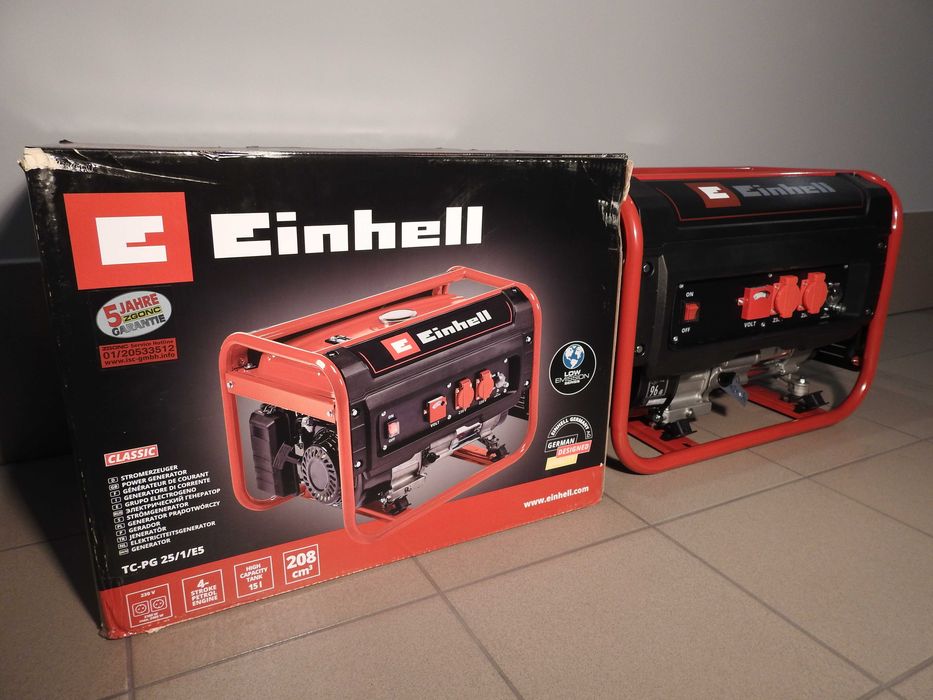 Agregat prądotwórczy Einhell, generator 2500W, AVR, 2x230V, nowy