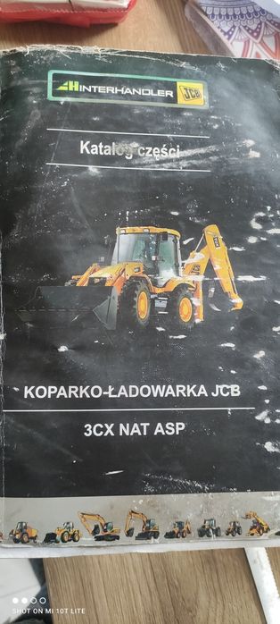 Katalog części do koparkoladowarkii Jcb 3cx
