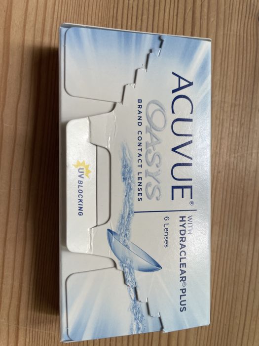 3 soczewki kontaktowe Acuvue hydraclear plus -6