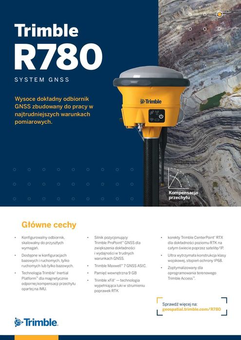 Odbiornik GNSS Trimble R780 IMU