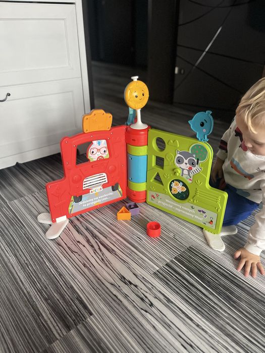 Interaktywna książka Fisher Price dla dzieci od 6m