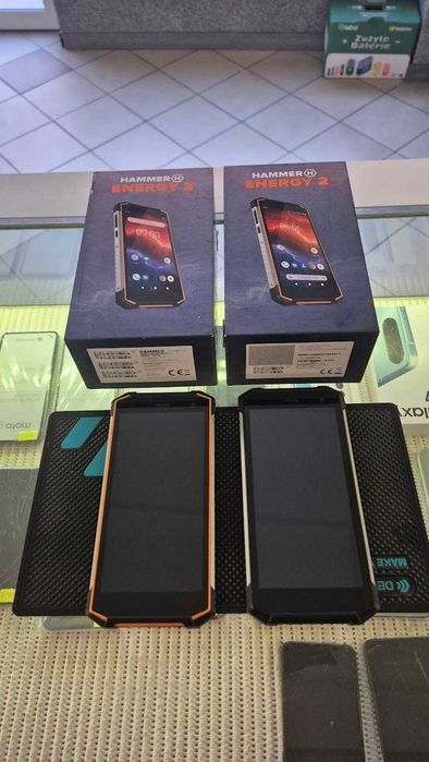 NOWE ODPORNE na wodę kurz smartfony Hammer Energy 2 3/32GB +ładowarka