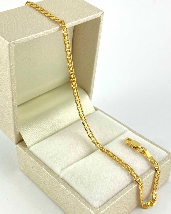ZŁOTA bransoletka GUCCI pełna 2,7 mm PRÓBA 585 (14K) długość 18,5 cm