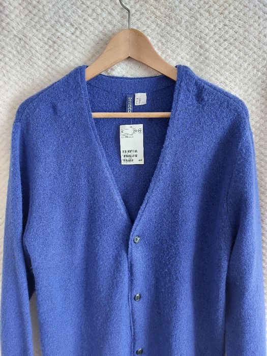 Nowy. Męski, granatowy sweter z dekoltem V.  H&M. Rozmiar  XS/S