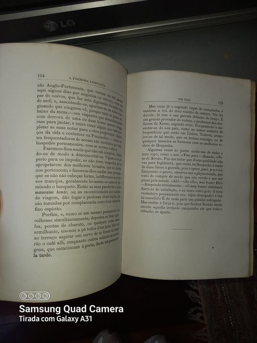 Livro antigo A FORMOSA LUSITANIA
Catharina Ca