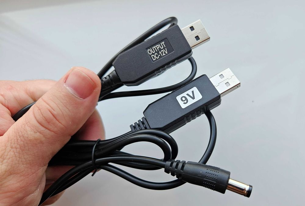 Кабель для роутера USB DC на 12v/9v интеренет без света
