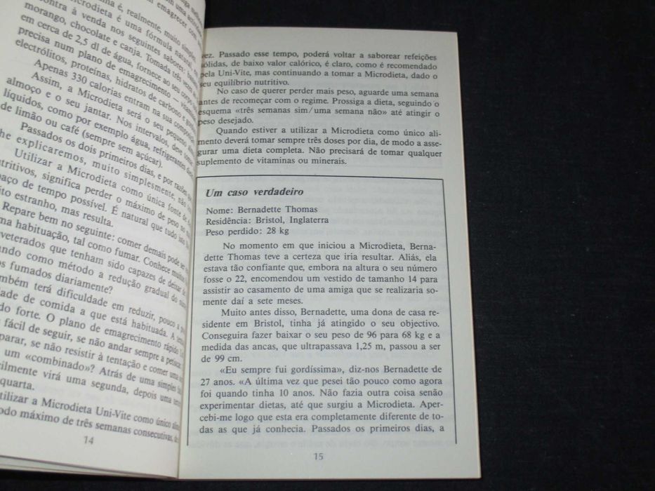 Livro Microdieta Como emagrecer com 330 calorias