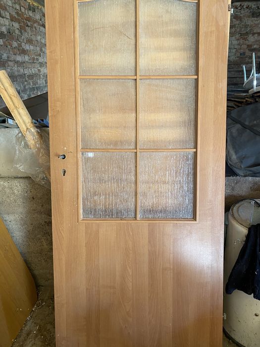 Drzwi wewnętrzne z szybą