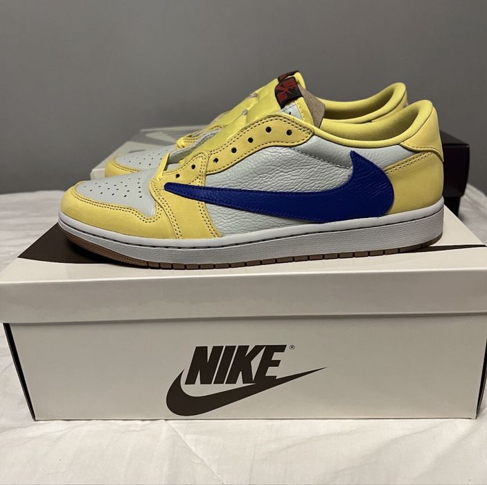 Jordan 1 Low OG SP Travis Scott Canary rozmiar 43