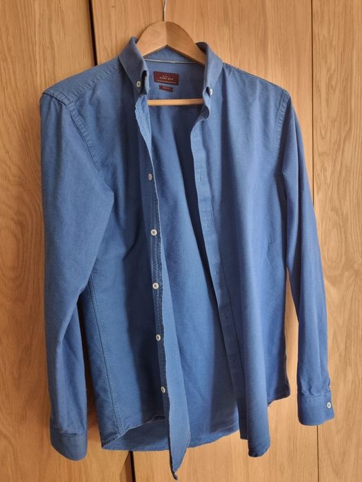 Koszula niebieska 42, Zara basic slim fit