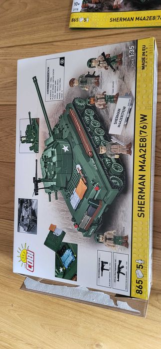 COBI 3118 czołg Sherman M4A2 E8