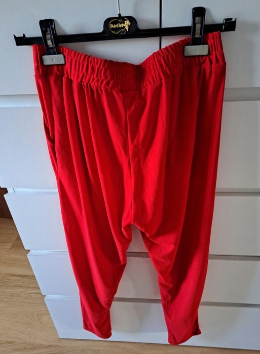 Calças de mulher vermelhas tamabho L