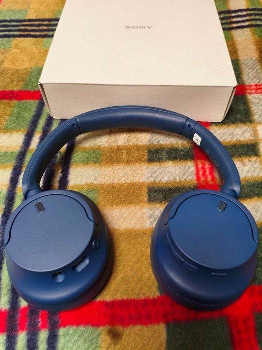 Бездротові навушники SONY WH-CH720N Blue з шумопоглинанням