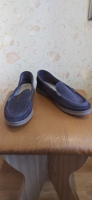 Лоферы женские из натуральной замши (Польша)