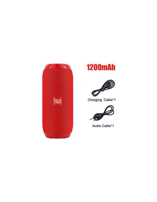 Coluna Bluetooth T&G 1200 mAh TG116