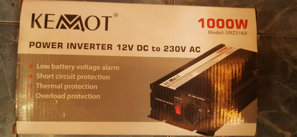 Инвертор KEMOT 12/220 1000W СУПЕР ЦІНА!!!