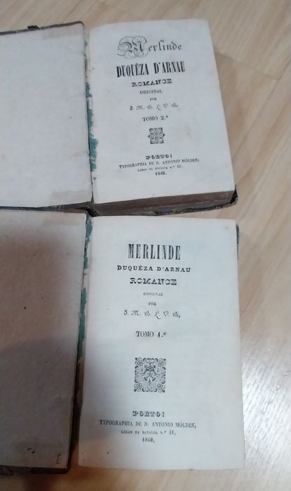 Livros antigos A Duquesa D'Arnau edição de 1848