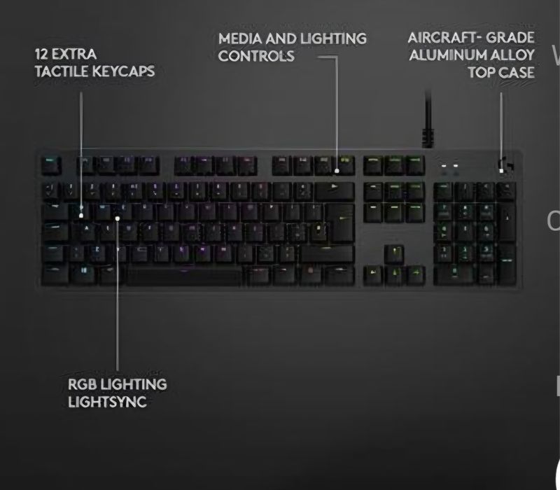 Teclado gaming longitech