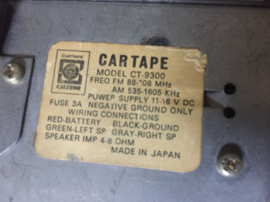 Autoradio TAPE cassetes