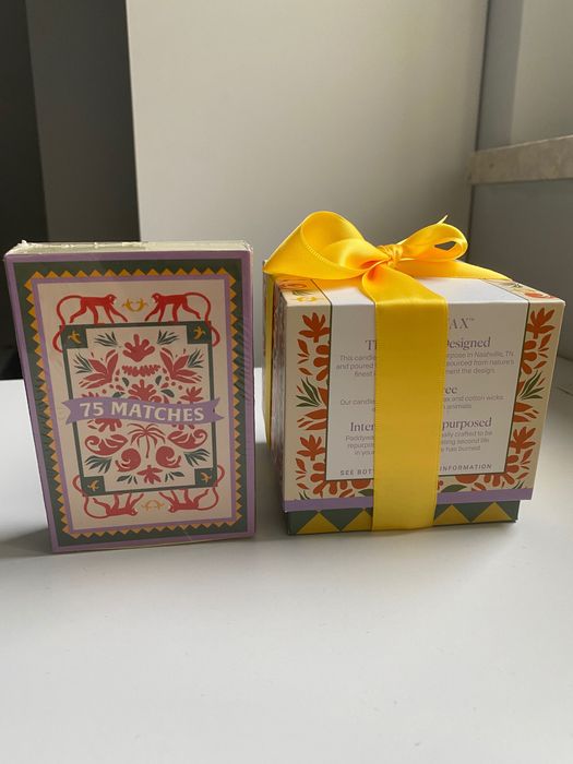 Świeca sojowa i zapałki Selfridges & CO