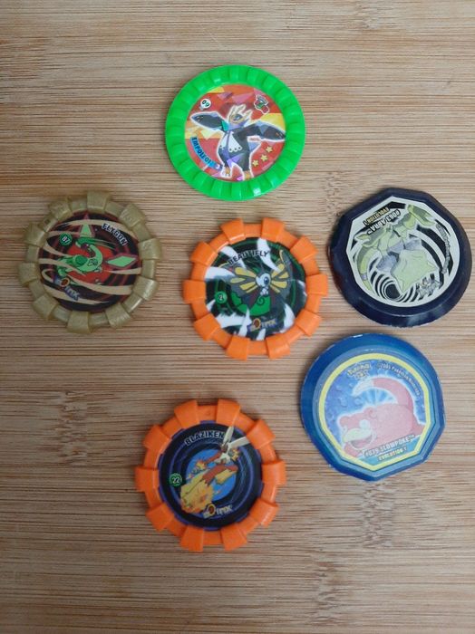 Conjunto Tazos Pokémon