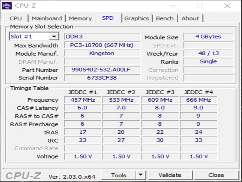 DDR3 8GB KingSton HyperX BLu 10600 -Komputer