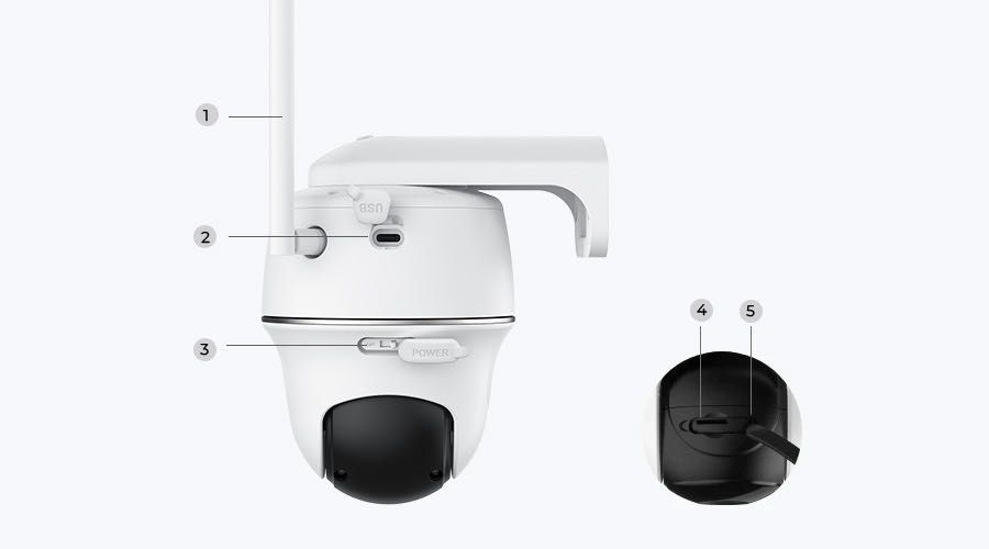 Kamera Reolink Argus PT Plus 4K wifi z własnym zasilaniem