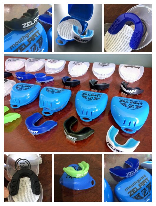 Капа боксерская одночелюстная ДЕТСКАЯ, ПОДРОСТКОВАЯ,  цвета в ассорт.