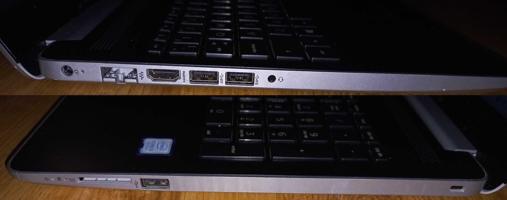 Laptop hp 15-da0511sa i3-7020/4GB/256GB/W11