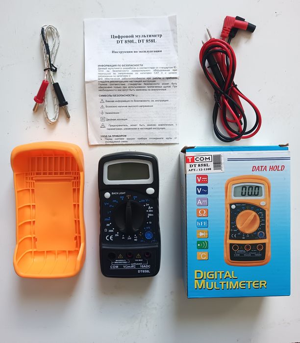 Цифровой мультиметр TCOM DT 858L