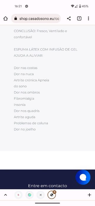 Colchão Memory foam - Casa do Sono