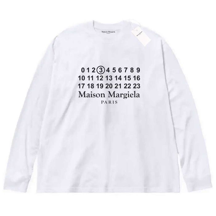 Лонгслив Maison Margiela Logo унисекс Мейсон Маржела