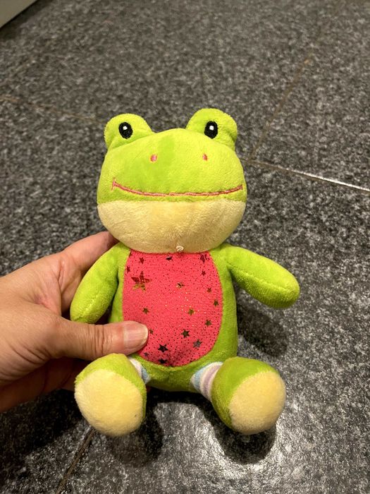 Peluche Rã Verde – Muito Fofa, Macia e Colorida