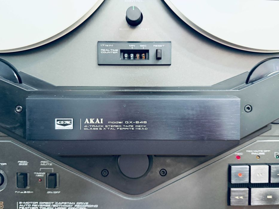 Akai GX-646 — финальная модель легендарной 600-й серии, головка от флагмана GX-747 ℹ️ 6 голов, 3 мотора, автореверс, родное 220V | Германия, 9 из 10