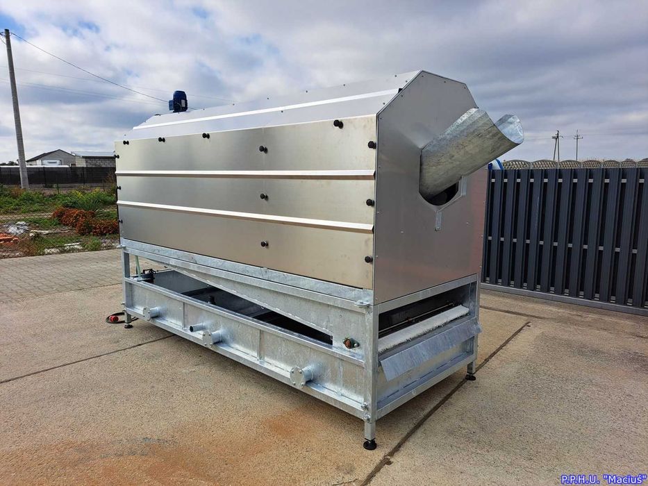 Nowa myjka szczotkowa - szczotkarka wahadłowa do warzyw MS-3000