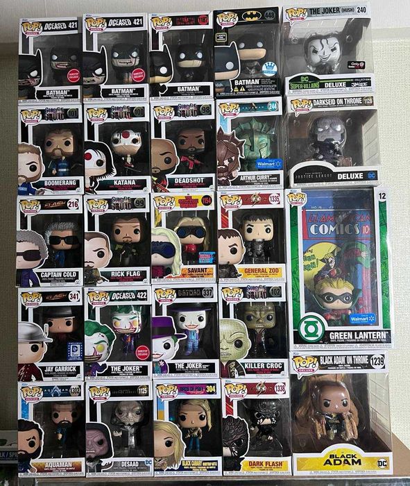 Funko Pop фігурки DC — Batman, Suicide Squad, The Joker, Aquaman