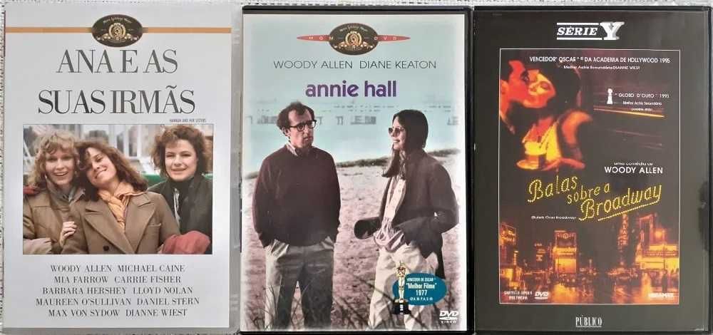 Woody Allen - 25 DVDs - RAROS - MUITO BOM ESTADO
