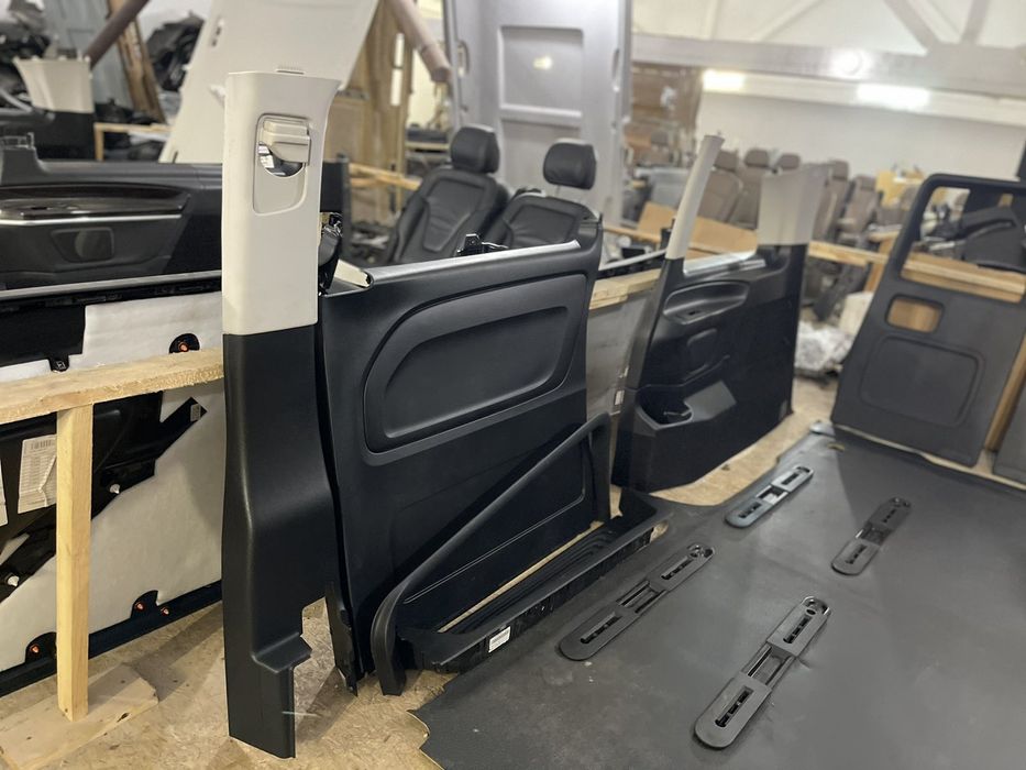 Салон пластик карти потолок підлога віто вито Mercedes Vito V-Class