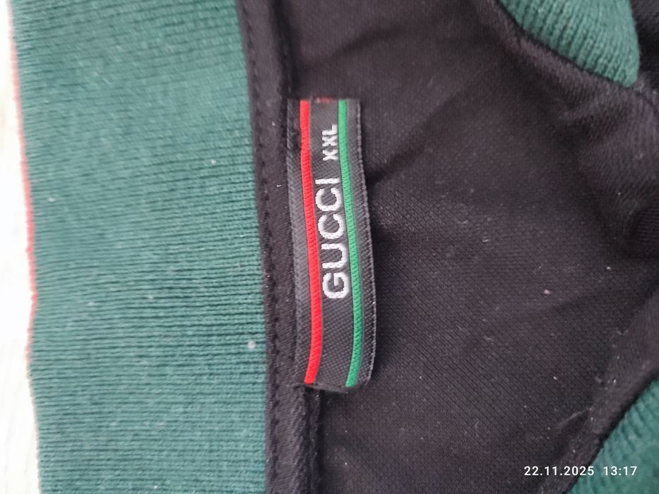 Koszulka polo Gucci fajny materiał guziki gucci