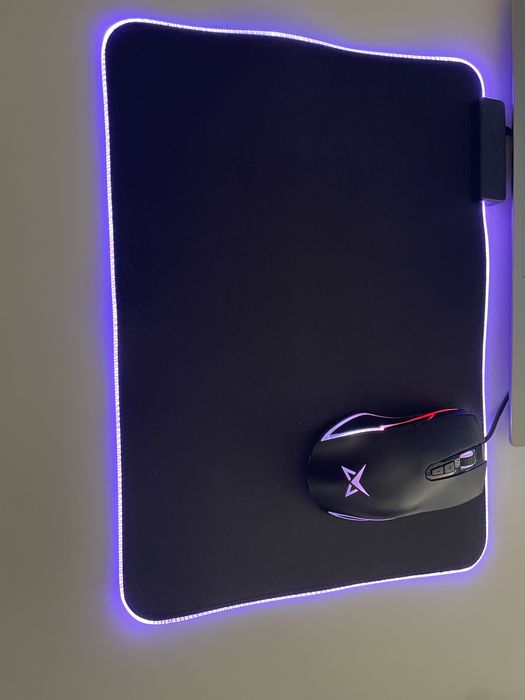 Rato e Tapete gaming como novo