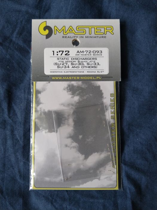 Master odgromniki elektrostatyczne do samolotów rodziny Su-27 1:72