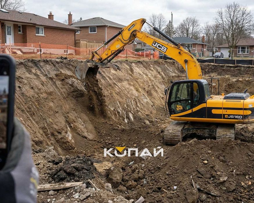 Послуги екскаватора Городок | Котловани, земляні роботи