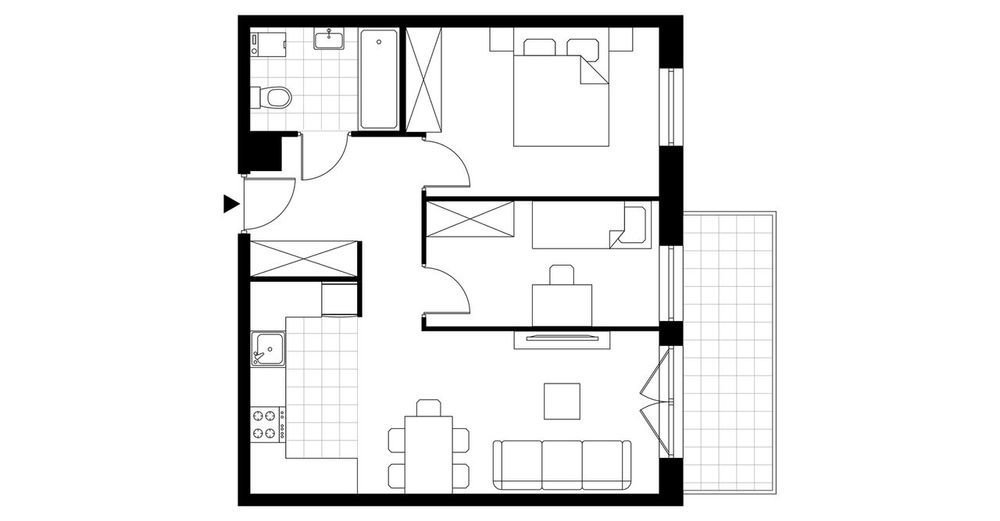 3-pokojowe mieszkanie 52m2 + balkon Bez Prowizji